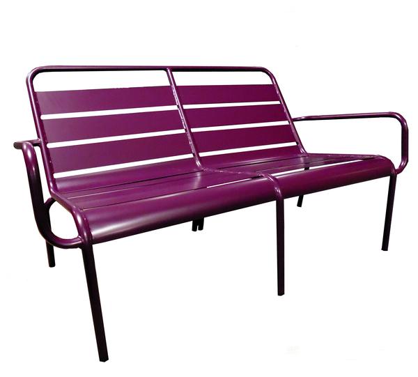 Banc incliné Botanique - violet