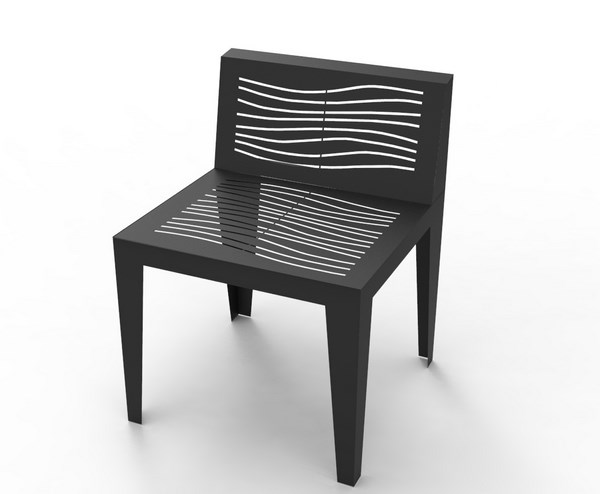 chaise Linéa - mobilier urbain