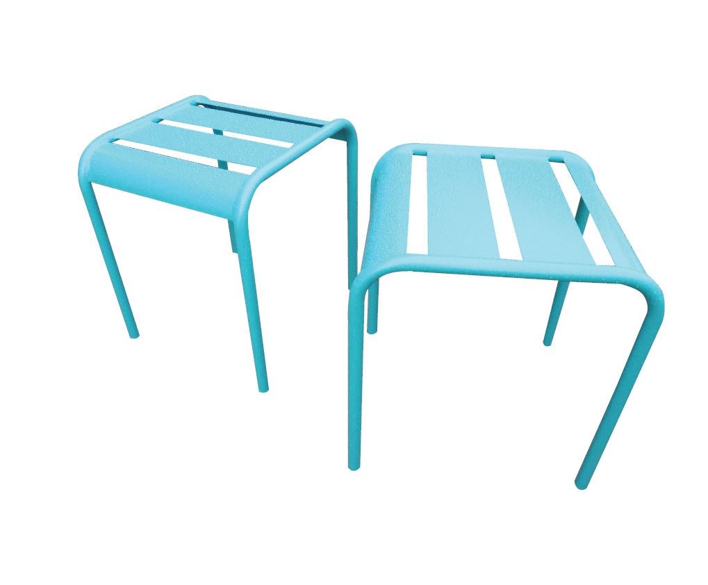 Tabouret Botanique - turquoise